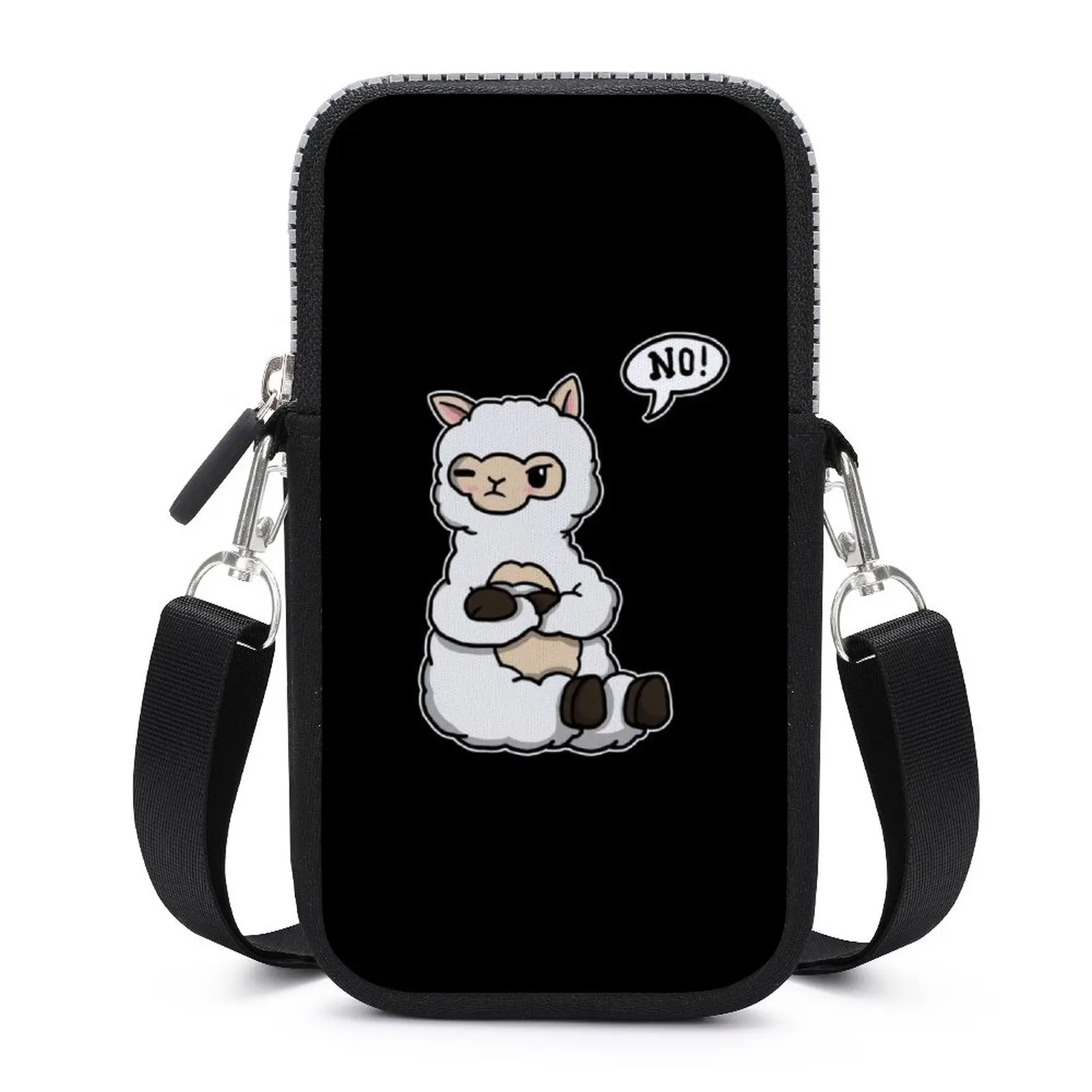 

Alpaca Shoulder Bag Aesthetic Work Mobile Phone Bag Woman Gifts Purse