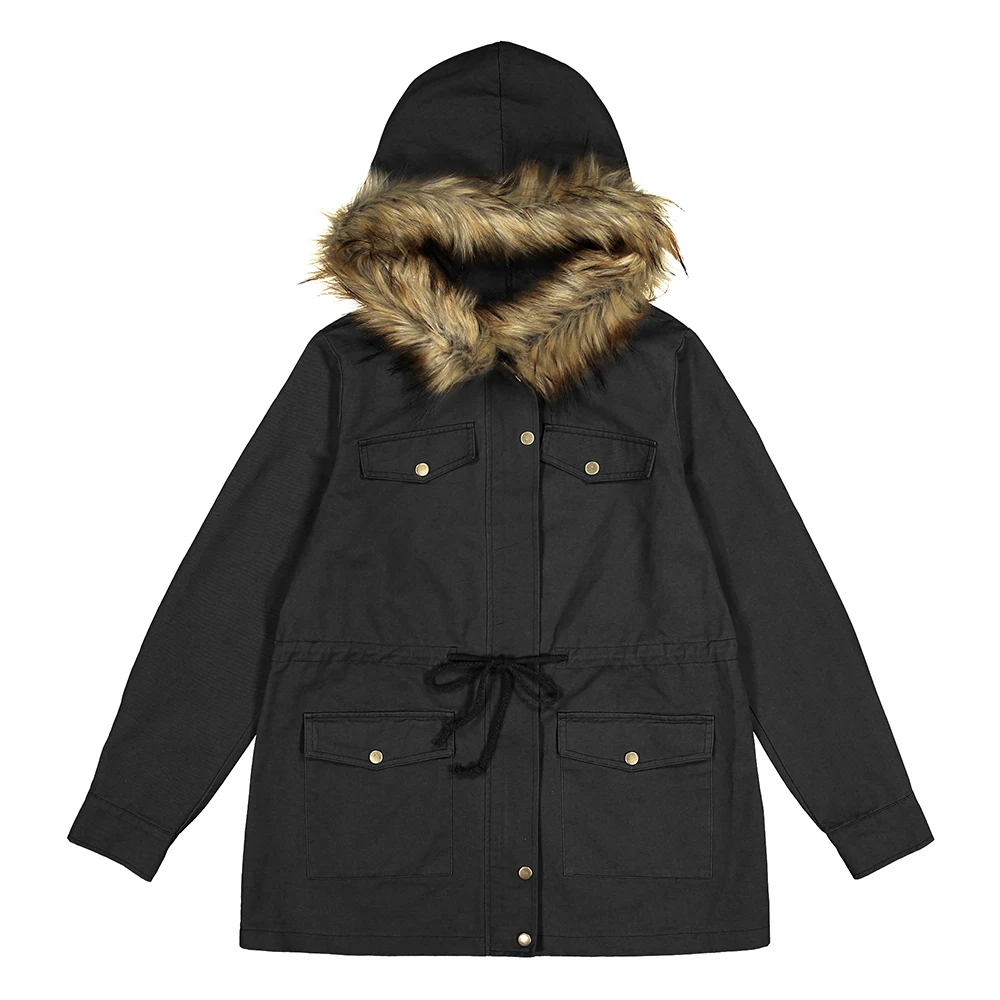 Новинка Длинные парки зимняя куртка Женская ветрозащитная одежда с капюшоном в