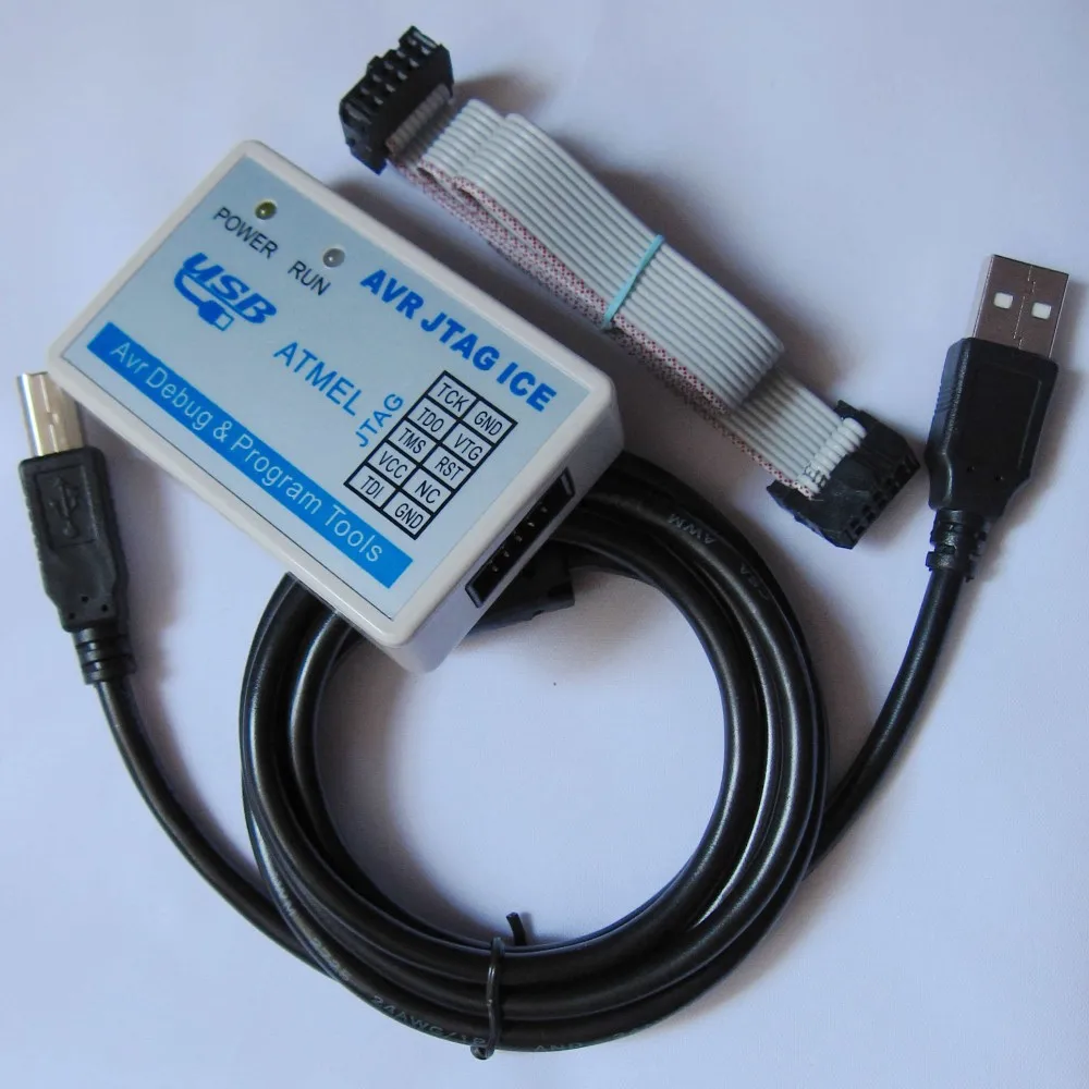 Бесплатная доставка 1x USB AVR JTAG ICE эмулятор Avr Debug и программные инструменты