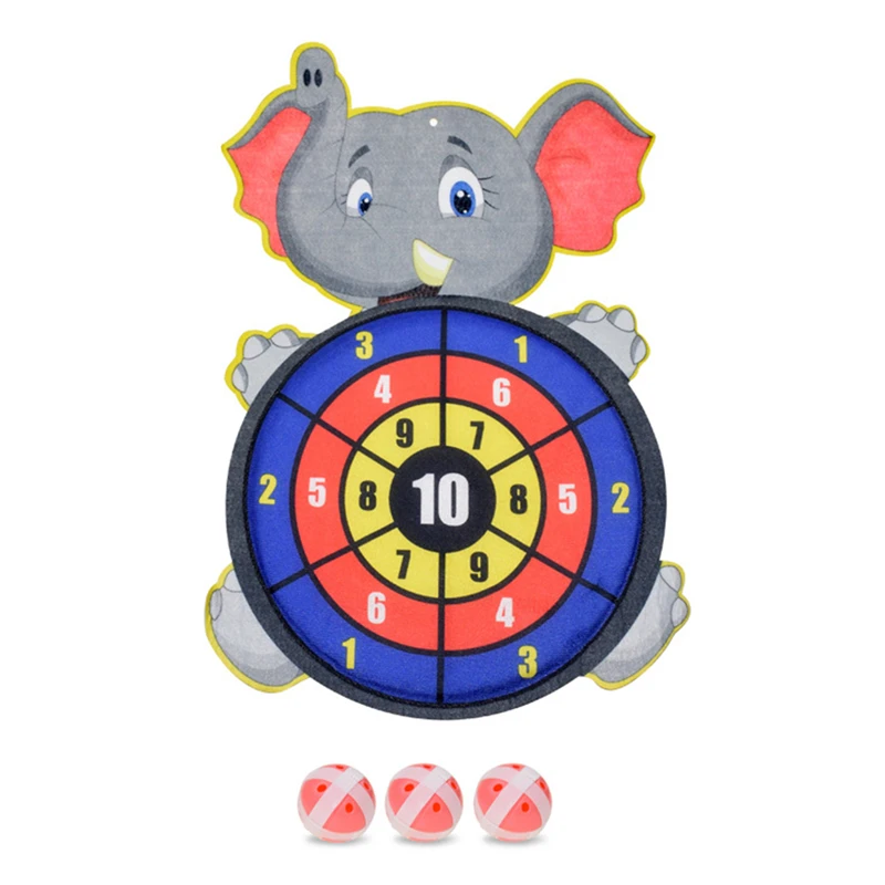 С изображением мультипликационных персонажей для детей липкий целевой мяч Дарт