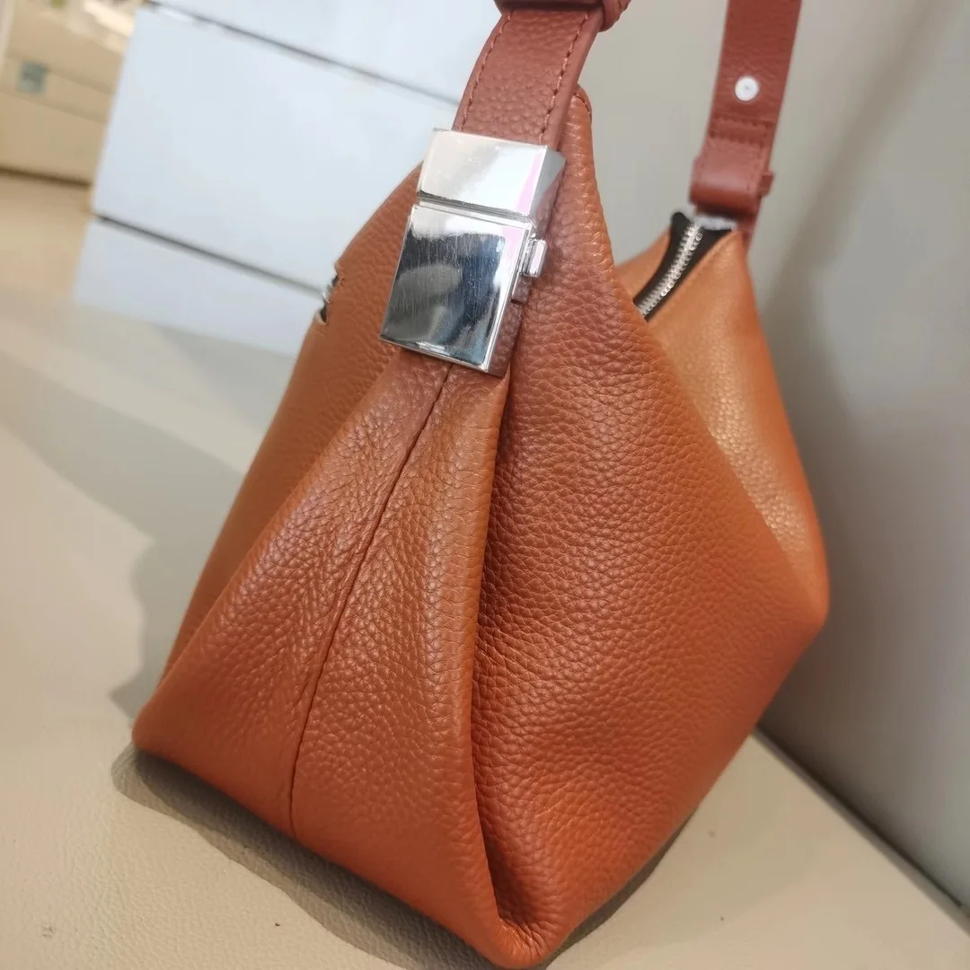 Сумка на плечо San Maries женская из мягкой натуральной кожи Модный элегантный