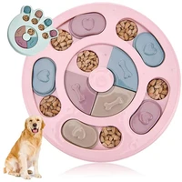 pet dog puzzle feeder toys increase iq interactive game slow eating food bowl mat antislip treat dispenser for small medium dogs