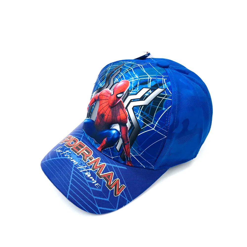 

Disney Spiderman Cartoon Cotton Baseball Caps Baby Girls Boys Children's Kids Sun Hats Superman Spring Autumn Snapback Hats