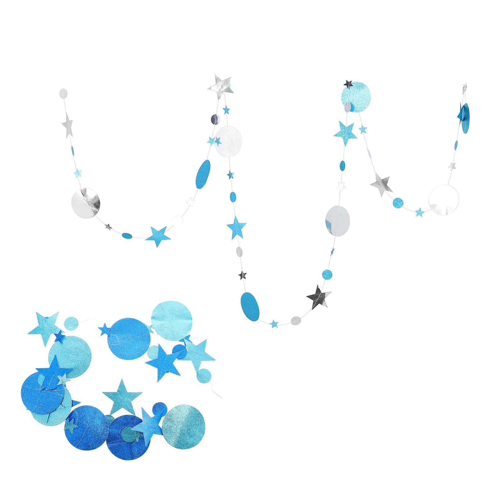 

4pcs Star Paper Pendant Hanging Banners Hanging Decoration Party Decor