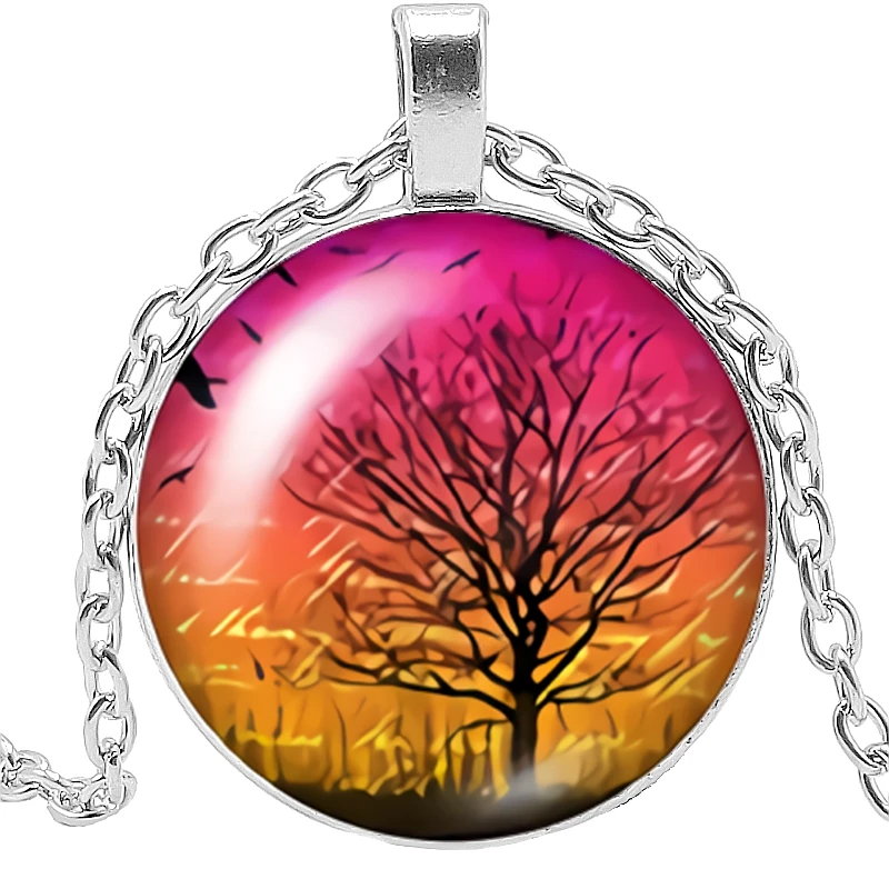 Новинка 2020 милое романтическое стильное цветное ожерелье с выпуклым круглым