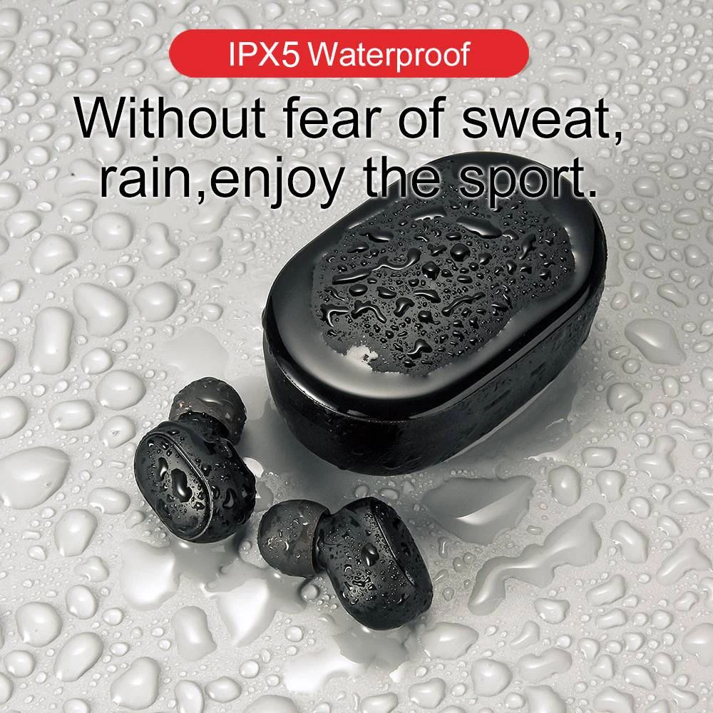 Мини Bluetooth наушники с 280 мАч зарядным устройством ушной пинцет-USB кабель