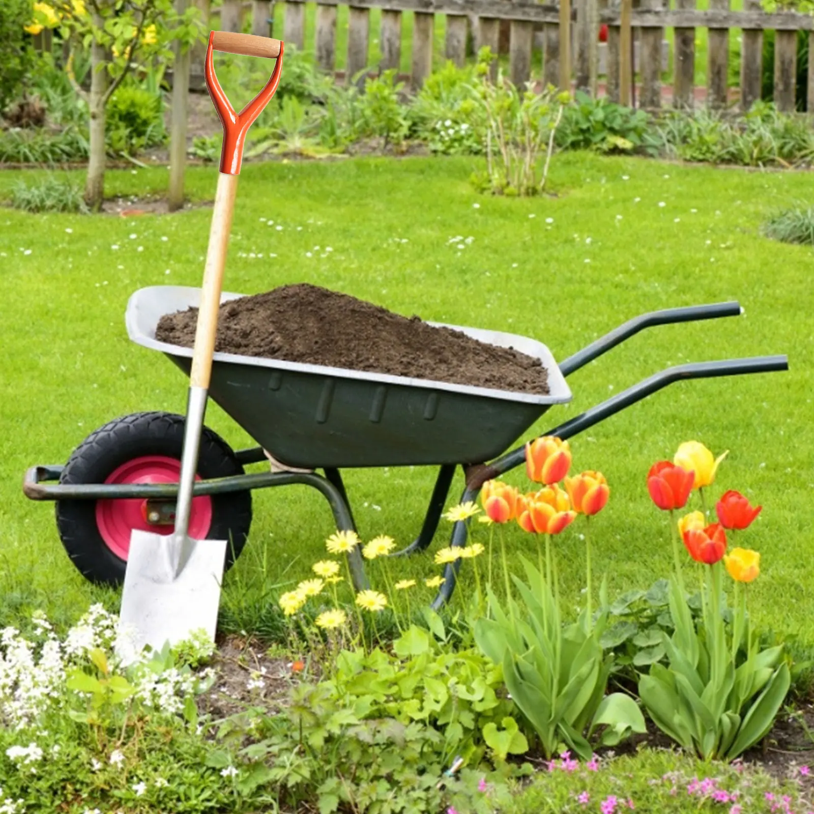 

Shovel Replacement Handle Shovel D Grip Handle Spade Handle Garden Accessories for Digging Raking Tools