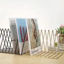 Металлический стеллаж для хранения арт книжная полка в скандинавском стиле железная треугольная полка для ванной комнаты стойки для гостиной настольный держатель для книг Декор
