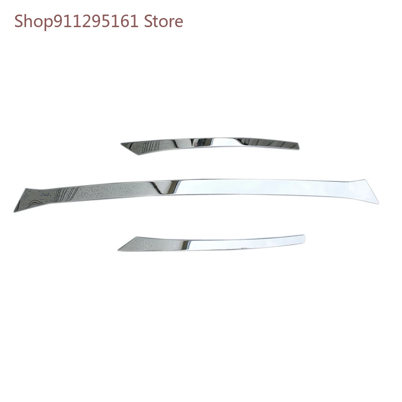 

Car Styling 3PCS Stainless Steel Gloss Front Bottom Bumper Cover Molding Trim For VOLVO XC60 2018 2019 (Not for Sport Model)