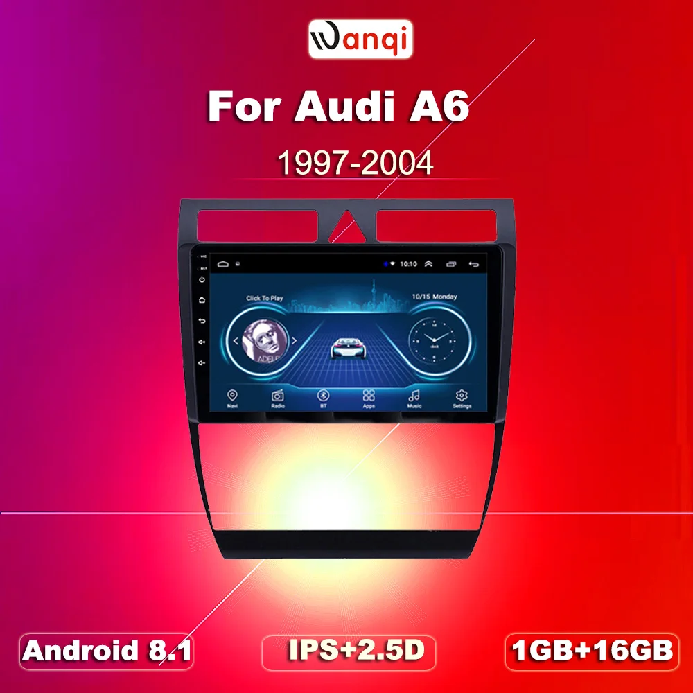 Автомобильный радиоприемник с 9 &quotAndroid 8.1GPS навигатор для Audi A6 S6 RS6 1997-2004 WIFI HD
