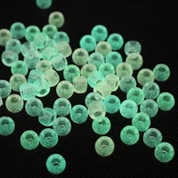 200 uv mixed color acrylic barrel beads 8x6mm glows in the dark chang reactive