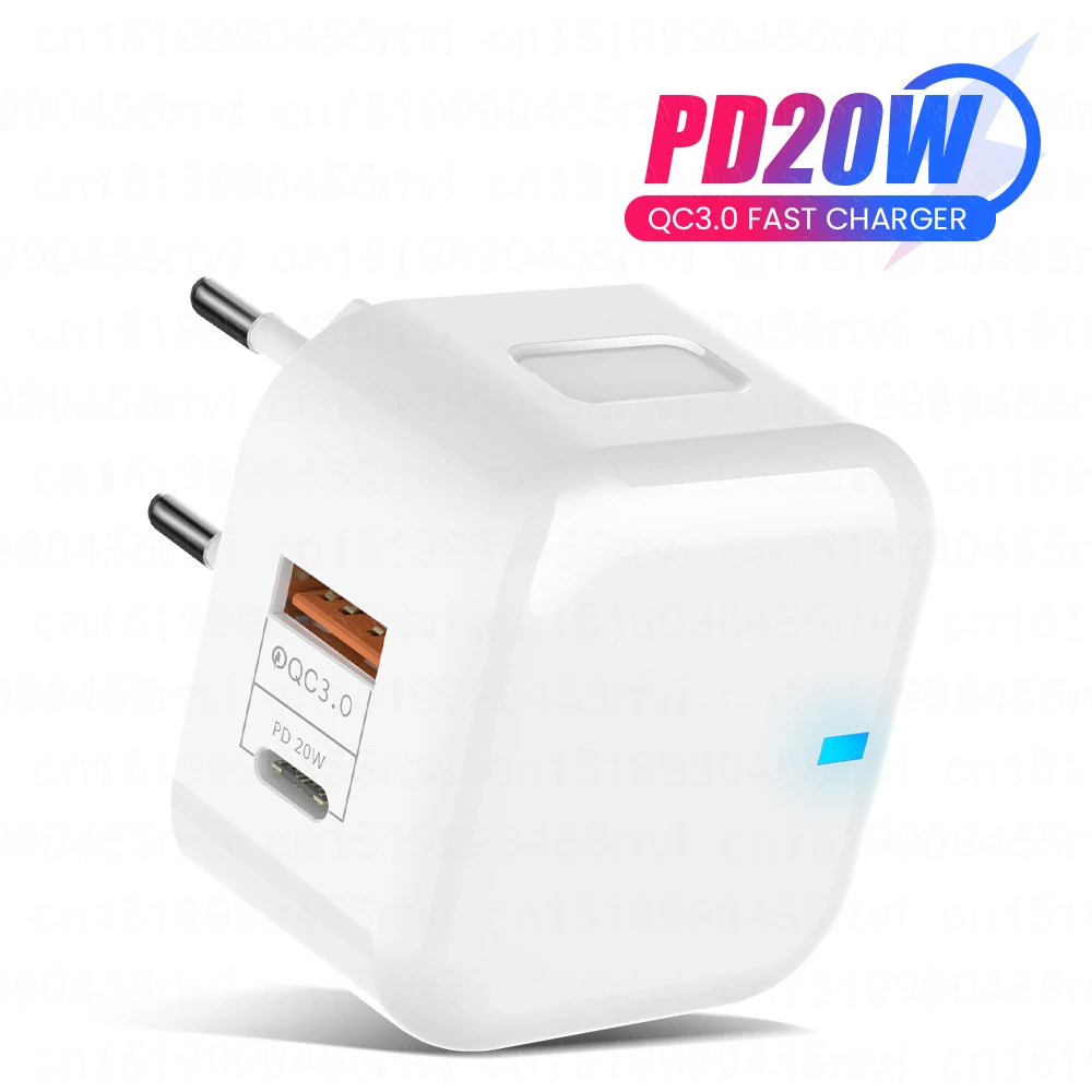 Зарядное устройство USB Type-C для iPhone 13/12/11 Pro qc 3 0 20 Вт | Мобильные телефоны и