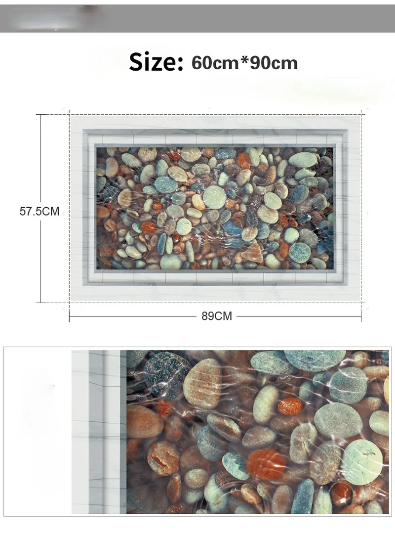 3D наклейки для украшения комнаты настенные гостиной спальни пола живописи и на