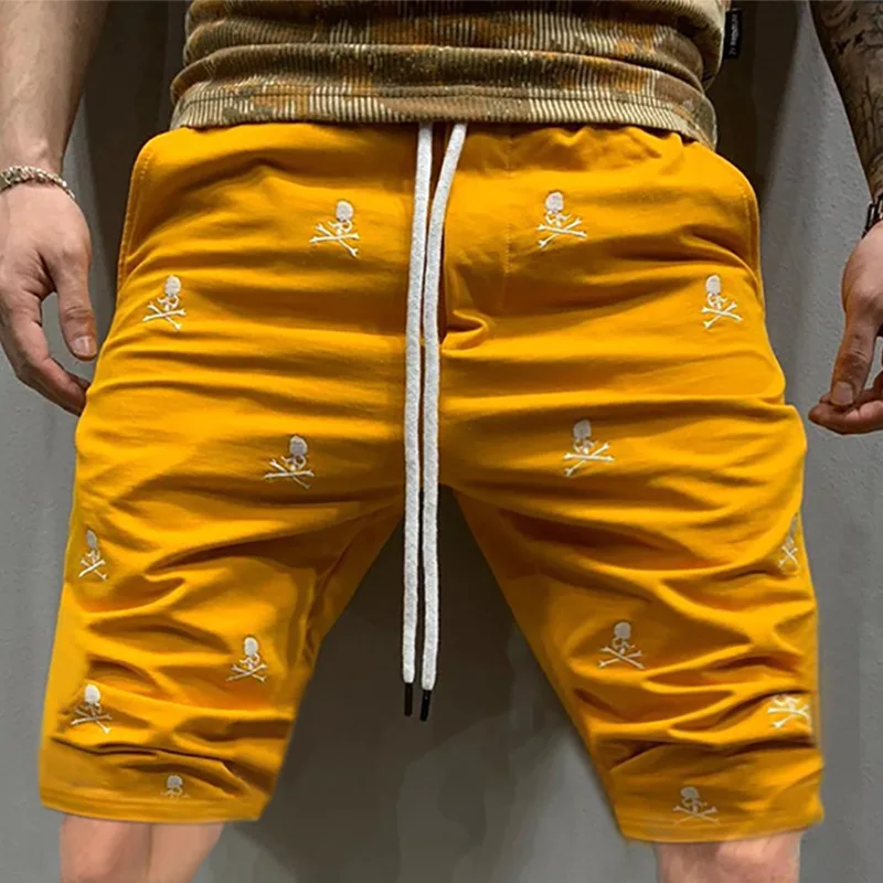 

New Fashion Summer Shorts Men's Clothing skull Print Men's Short Jogging Shorts Street Shorts Men's Popular Brand Short pant2021