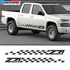 Наклейка на боковую дверь автомобиля с полосками для внедорожника, для Шевроле Колорадо Z71, спортивный стиль на Автомобильный кузов виниловый, наклейки