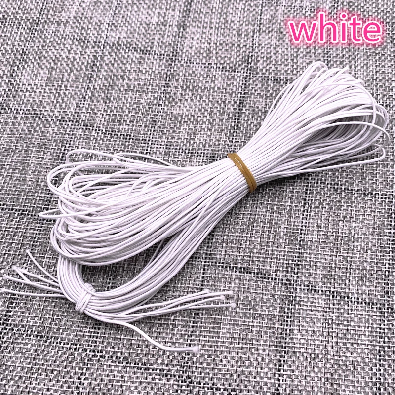 Новинка 1 0 мм 20 ярдов высокоэластичная круглая эластичная повязка на резиновый