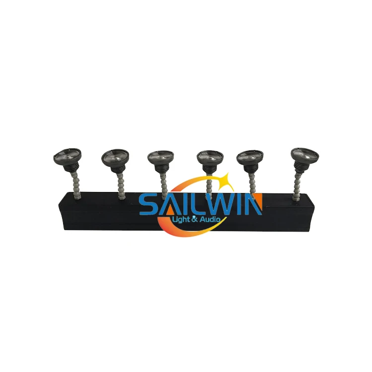 6 головок пуля 60 Вт DMX512 Warmwhite батарея питание беспроводной Светодиодный точечный светильник с ИК-пультом дистанционного управления магнитный для свадьбы