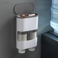 water dispenser cup holder disposable cups paper frame automatically take a cup of beverage holder wall mountable householdwat