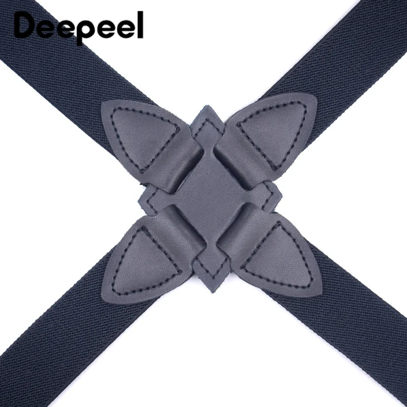 Подтяжки Deepeel унисекс из натурального полиуретана и полиэстера эластичные