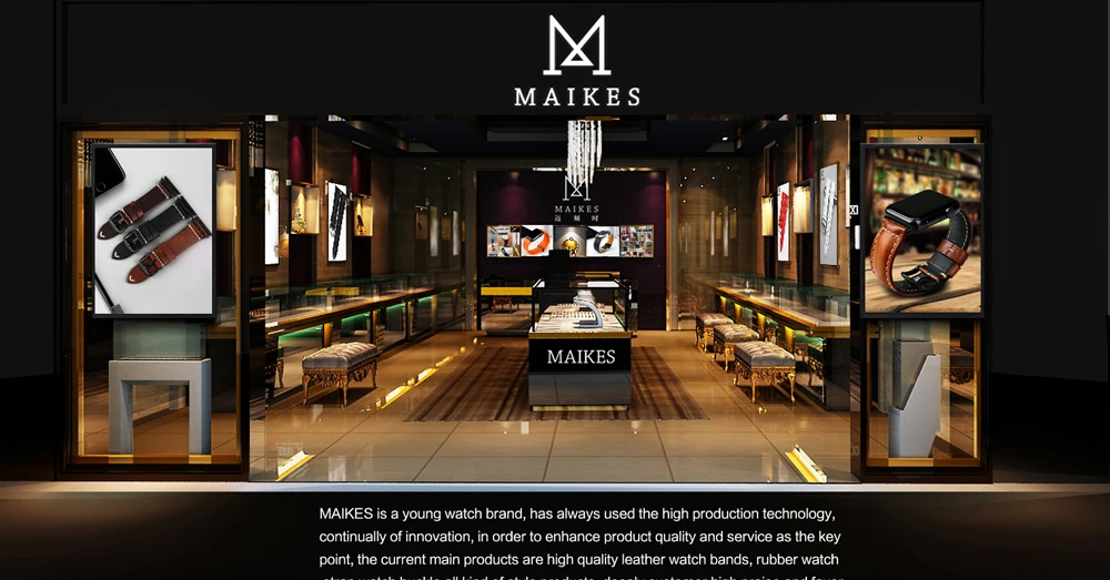 MAIKES ремешок для часов из натуральной кожи 20 мм 22 мм 24 мм мужской ремешок для часов из коровьей кожи ремешок для MIDO Casio SEIKO TISSOT