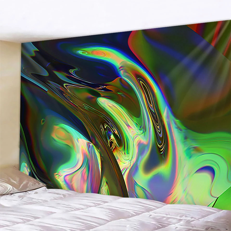 Абстрактный гобелен для гостиной в стиле арт деко с мандалой Богемный Хиппи