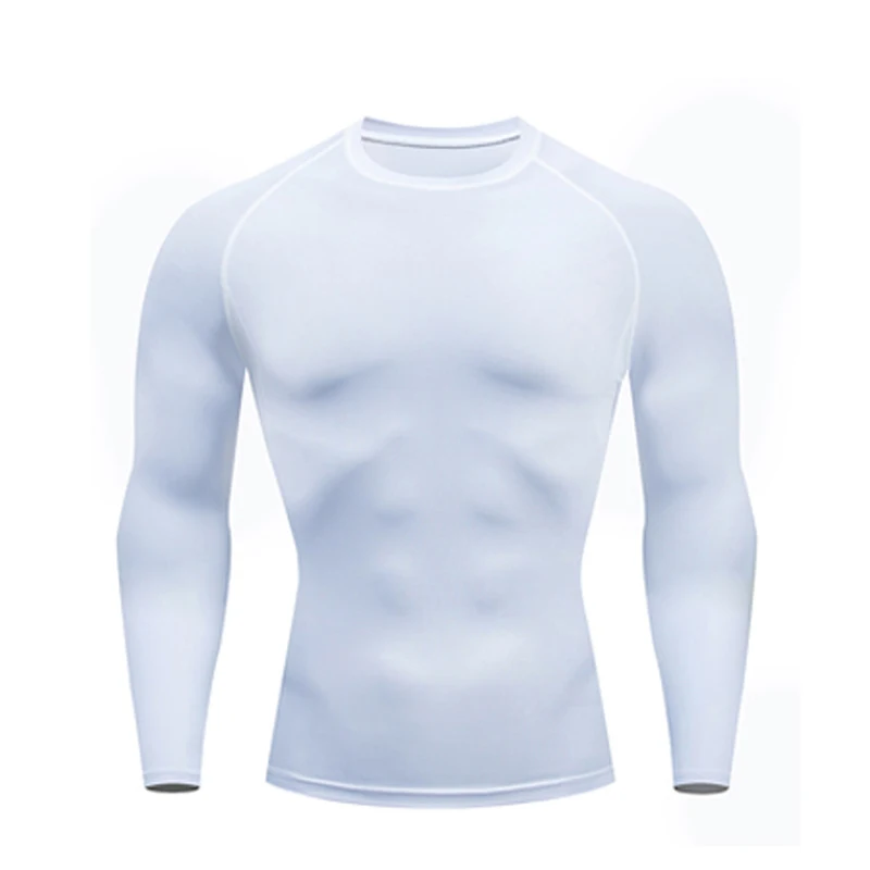 

Gym Compression shirt Men's winter New Training shirt Sports Thermal underwear rashgard male Jogging suit t shirt XXXXL
