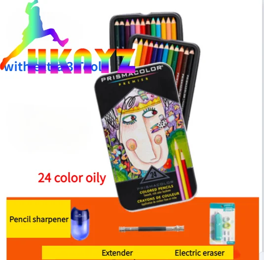 

original Prismacolor Premier 24 color original Prismacolor Premier art drawing color pencil Sanford Prismacolor pencils
