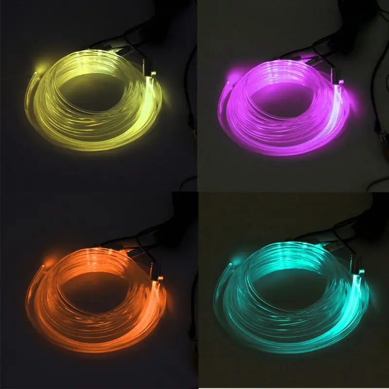 

5 In 1 6m Car Interior RGB LED Light Multicolor Controllable Atmosphere Lamp