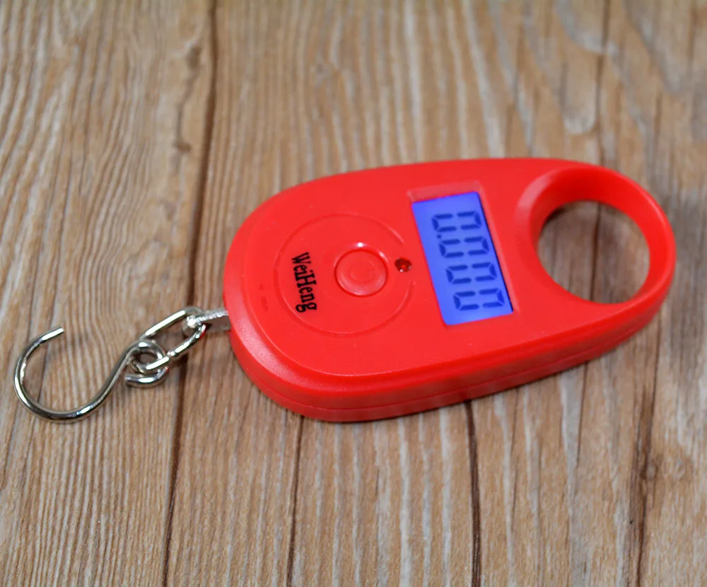 25 кг/5g Портативный цифровой ЖК дисплей весы подвесной Чемодан для рыбалки ручные