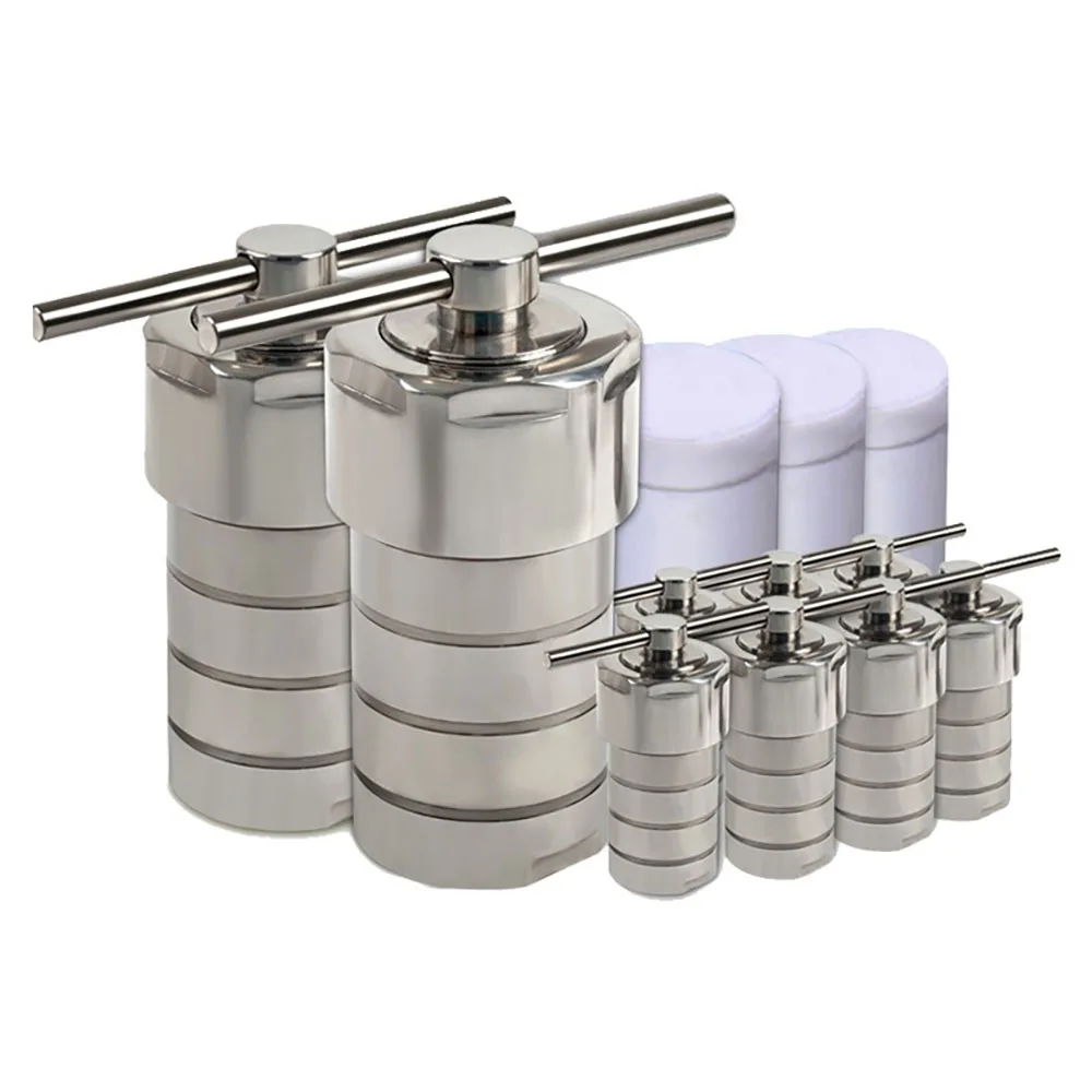 Гидротермальный автоклавный реакторный емкостной сосуд Синтезирующий сосуд с линией из ПТФЭ 3 МПа 392℉ (200℃) 300 мл включен.