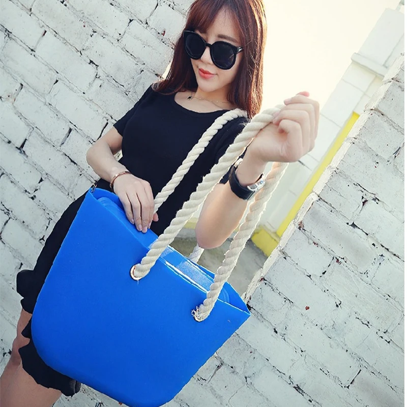 Бренд razaly Высококачественная дизайнерская пляжная сумка на плечо веревка для