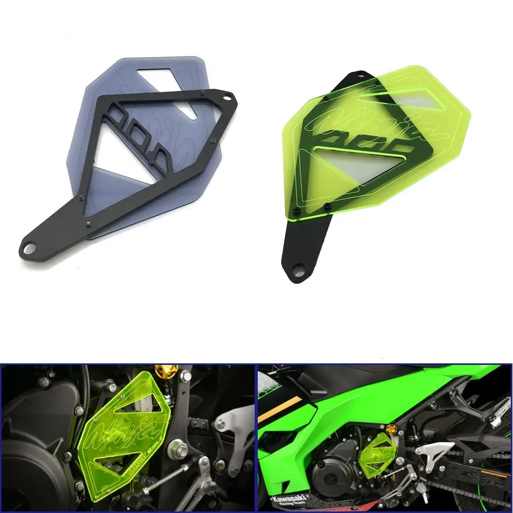 

Motorcycle Modification Parts Front Chain Box Decoration Protective Cover For Kawasaki Ninja400 Moto Accessories
