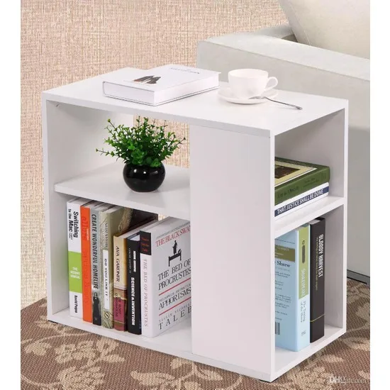 

New Modern Decorative Side Coffee table Living Room Furniture Mini Bookshelf coffe table table basse