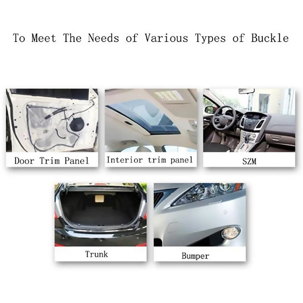 100 шт. Клипсы пистоны заклепки зажимы фиксаторы крепежи для крепления обшивки