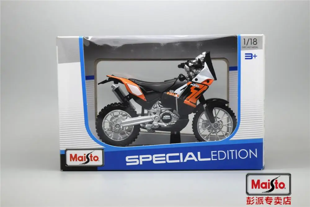 Maisto 1/18 1:18 Масштаб KTM 450 ралли мотоциклы литье под давлением дисплей модели подарок