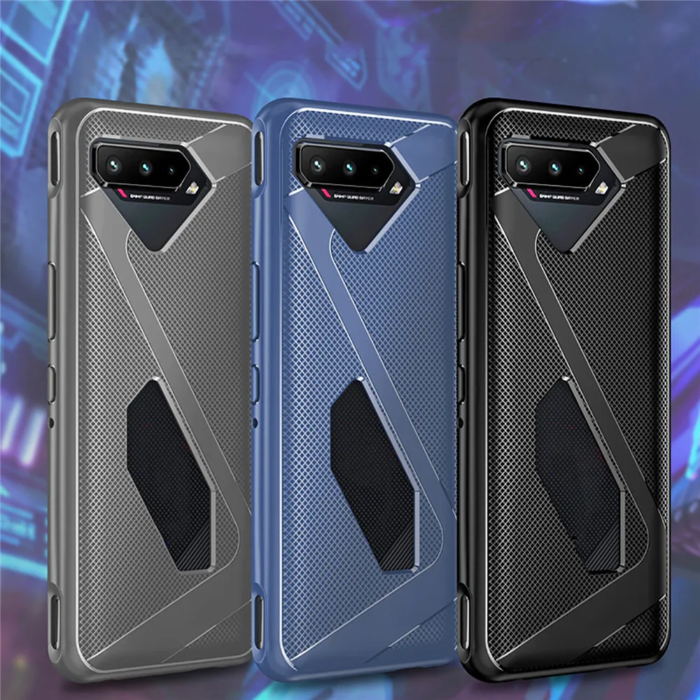 

TPU Cooling Phone Case All-inclusive Shell Protective Sleeve Cover for ASUS Rog5 Gaming Phone Shell