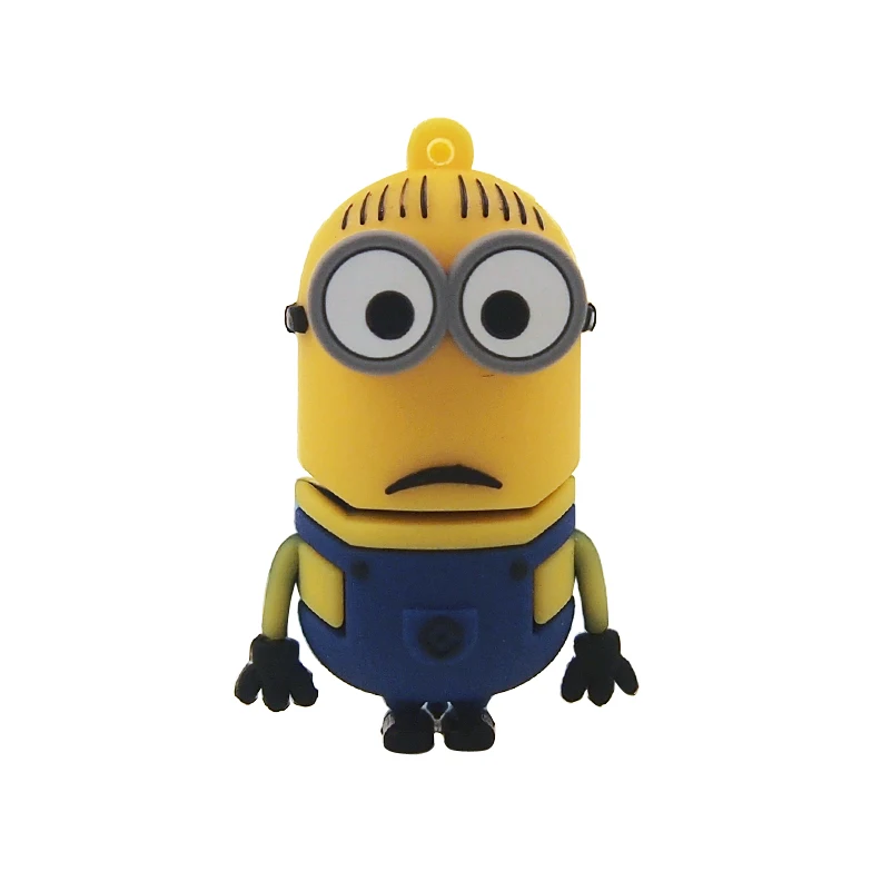 Minions Style 2 Cle usb флеш-накопитель Миньоны и любимая Поддержка USB 2,0 флеш-накопитель animado 128 МБ 32 Гб 64 ГБ USB флеш-накопитель memoria usb - Цвет: Minions Style 2
