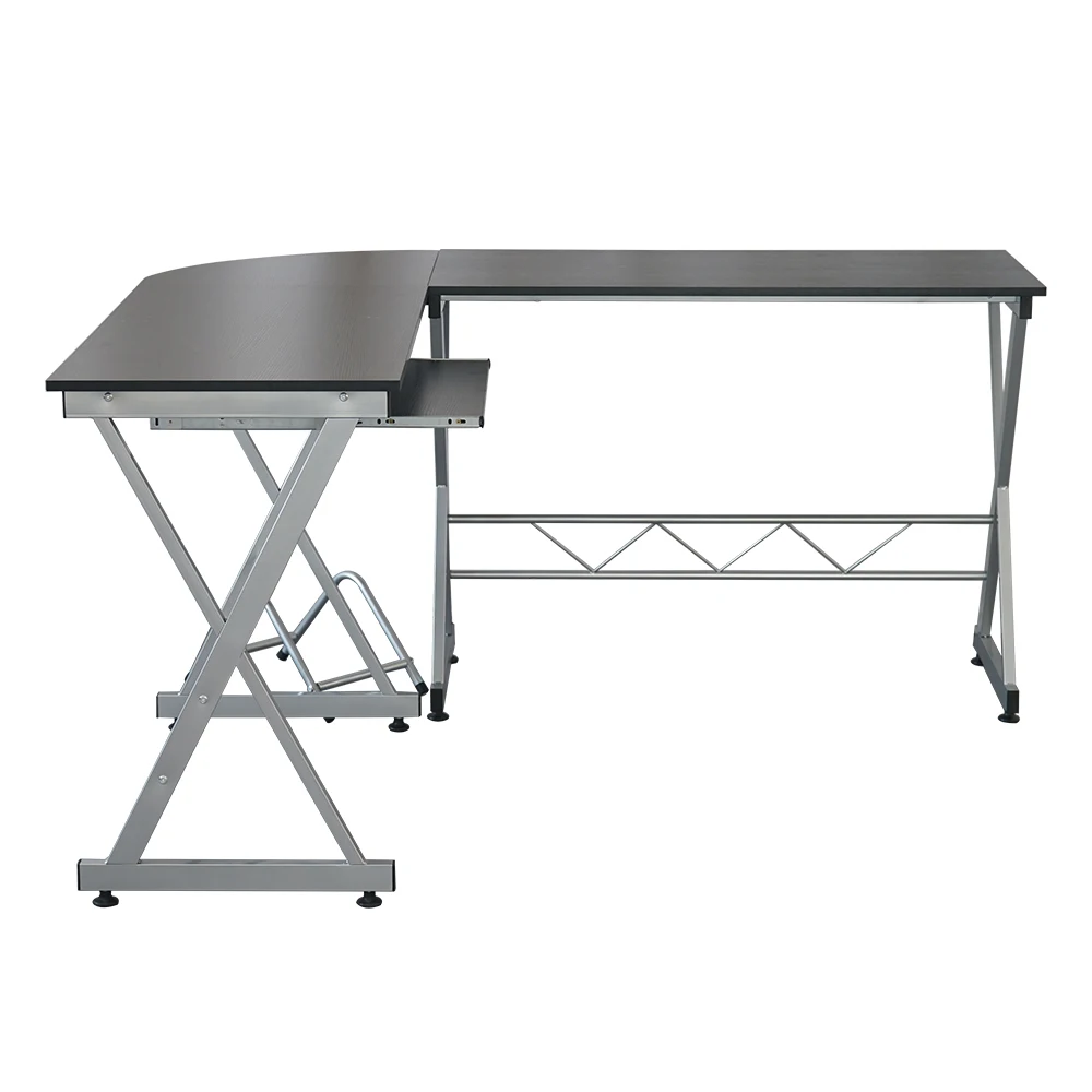 

L-образный деревянный Настольный угловой компьютерный стол, ПК, ноутбук, Рабочий стол для учебы, офисный стол, рабочая станция для учителей, ...