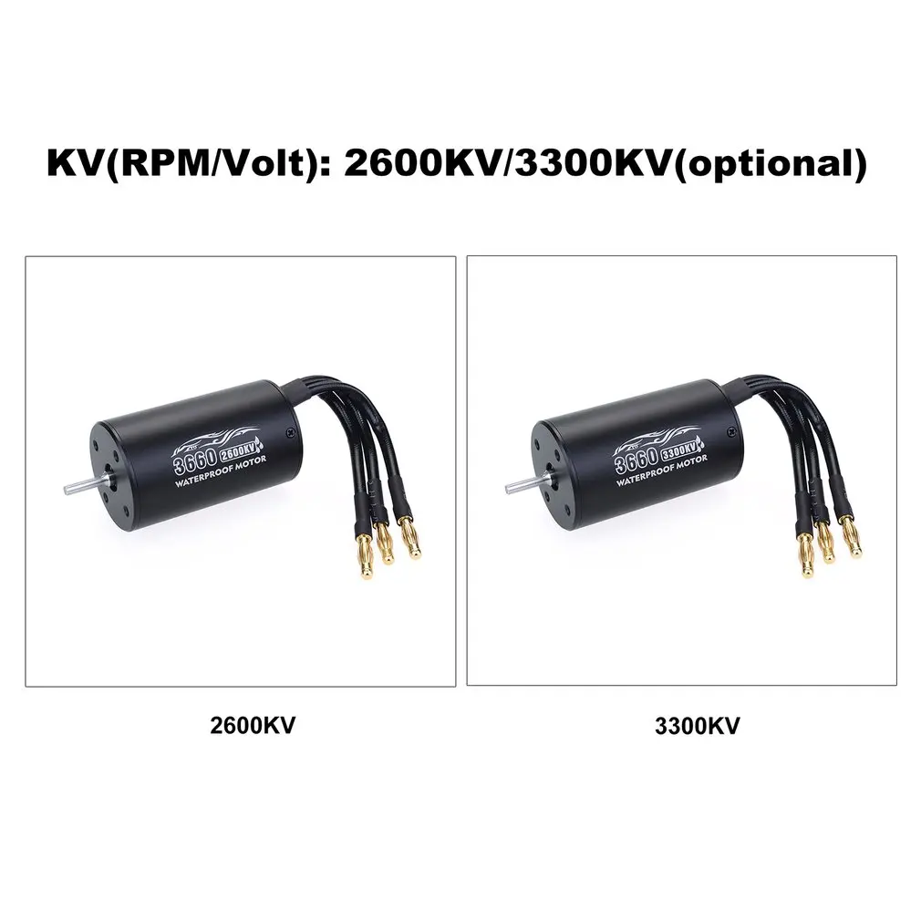 Новый 3650 2300/3100/3900KV/3660 2600/333800KV мотор с 60A ESC комплект водонепроницаемый бесщеточный