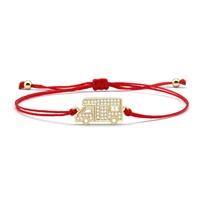white zircon creativity truck delicate bracelet car pattern pendant shiny bangle rope chain women party present fashion jewelry