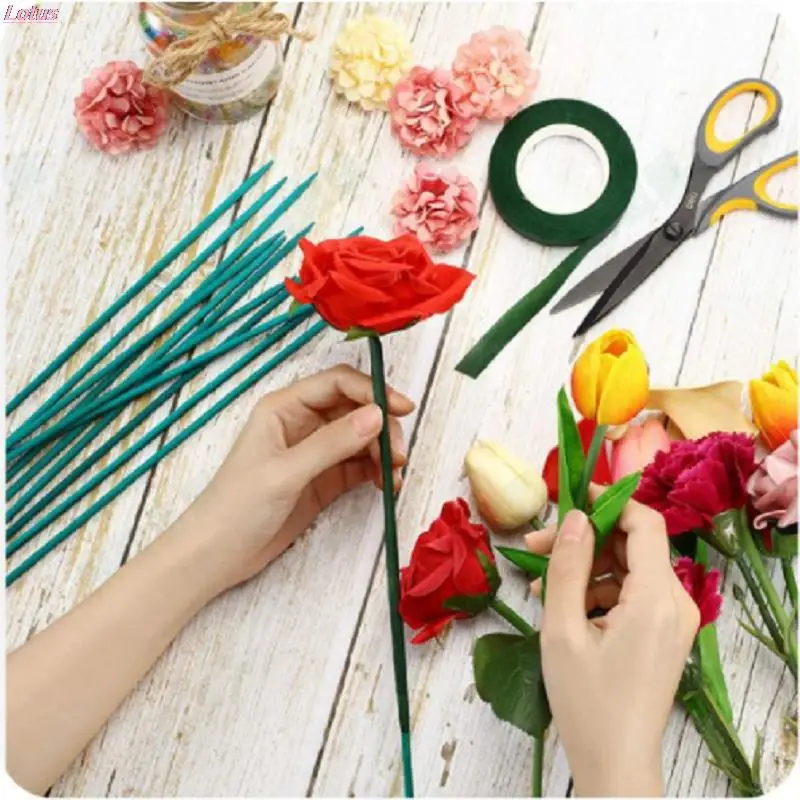 

20 Green Wood Plant Posts Green Bamboo Branches Flower Plant Support Posts Woody Plants Green Bamboo Sticks Flower Plants
