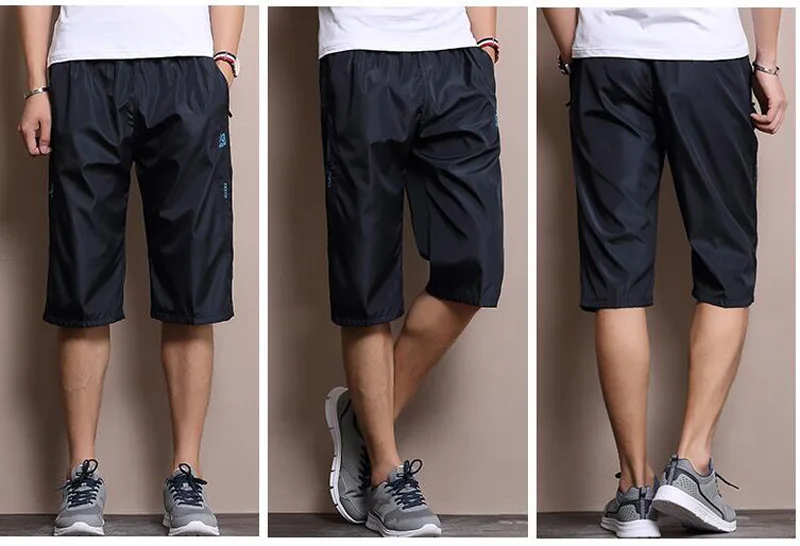 

Men Brand Clothing Elastic Quick-drying Casual Shorts Men's Summer Beach Board Shorts Man Jogger Outdoor Workout Short Pants