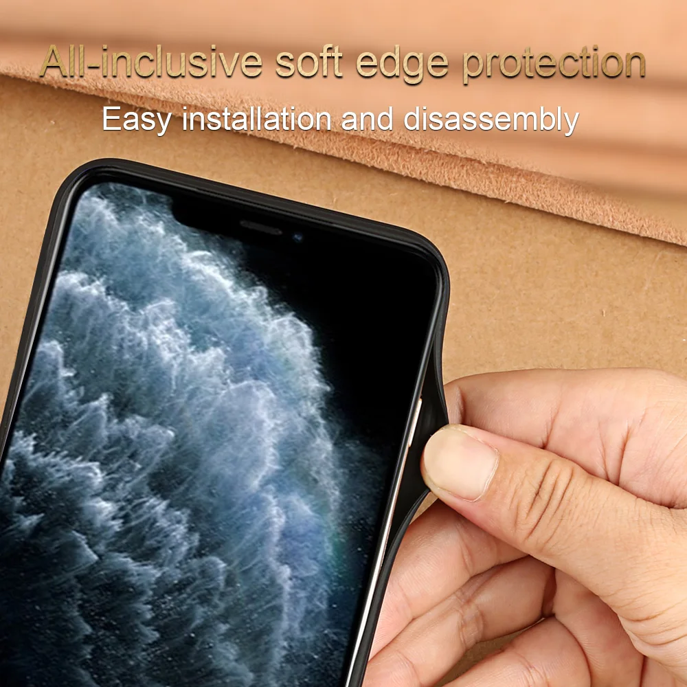 langsidi phone cover case for google pixel 6 pro 6 5 pixel 4 pixel 4a 5g 5a 5g genuine litchi grain leather protective cover free global shipping