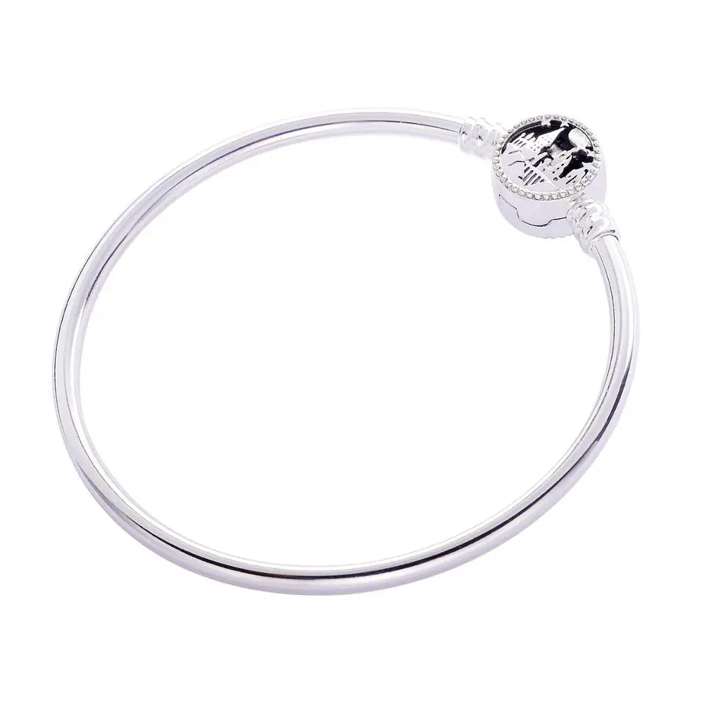 

Yindx Подвески 925 стерлингового серебра браслеты браслет с изображением замка & Браслеты для женщин, сделай сам, ювелирное изделие