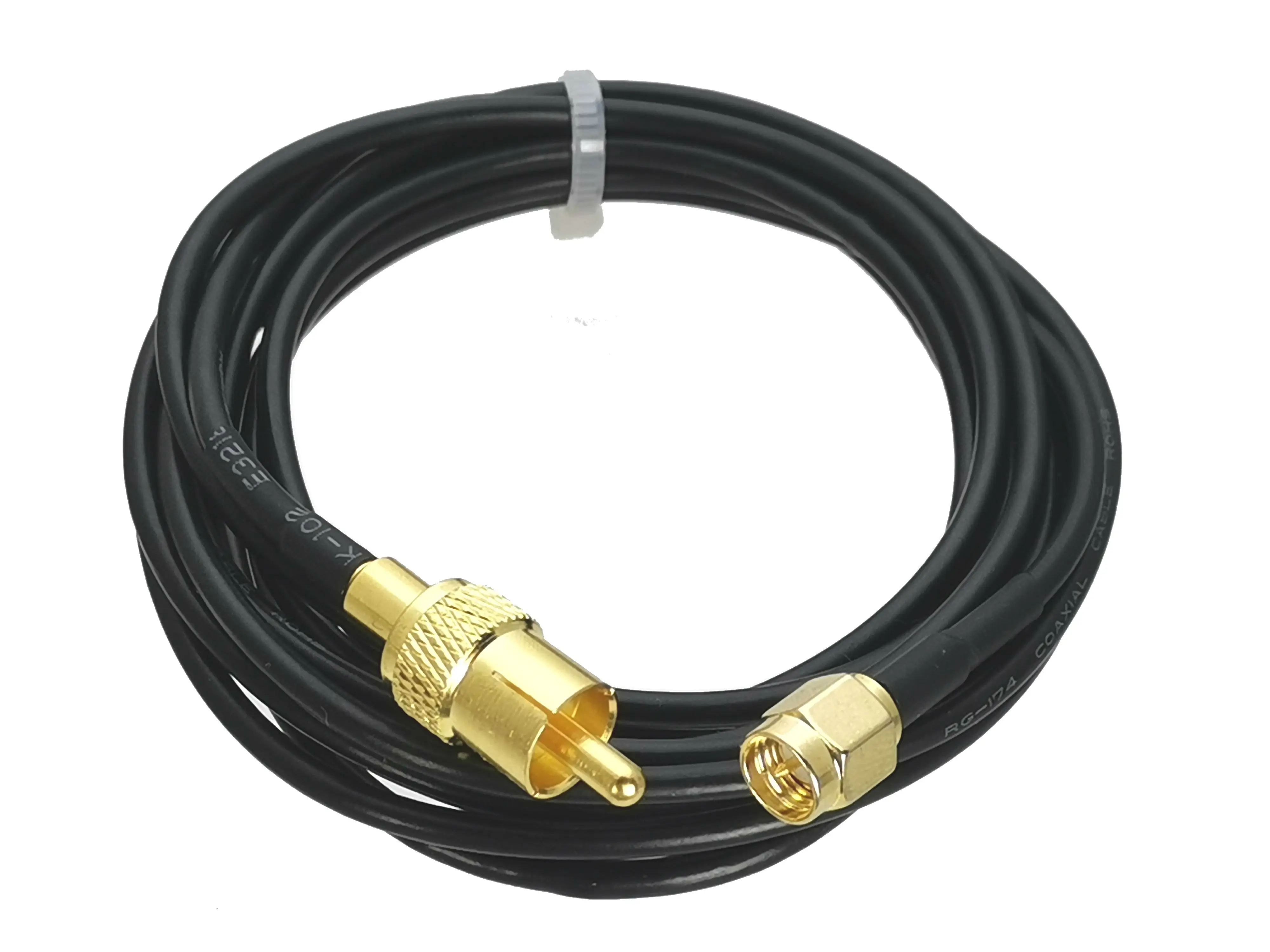 Штепсельная Вилка RG174 RCA TV к штепсельной вилке SMA радиочастотный штекер 2 дюйма ~ 10