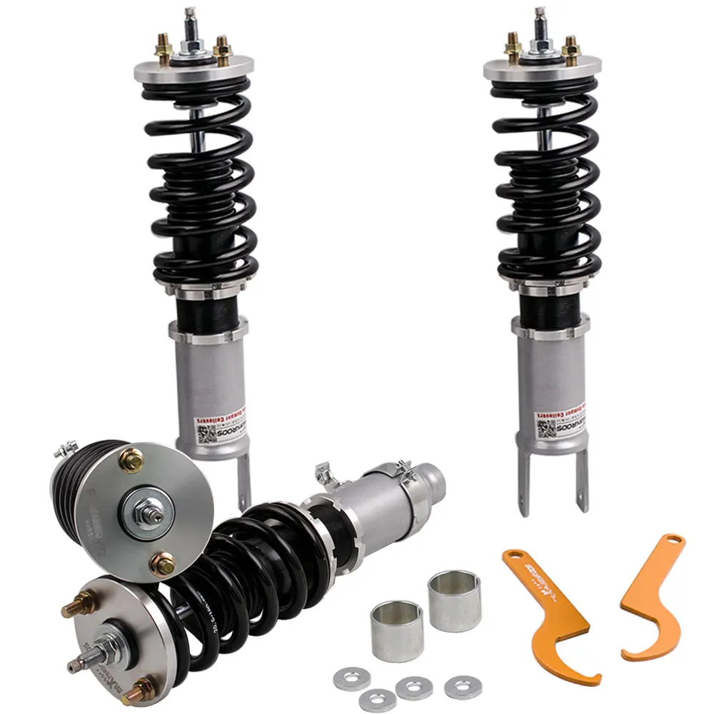 Adj высота койловеров наборы для Honda Civic CRX 1988 1989 1990 1991 серый 5 го поколения EG 91 95