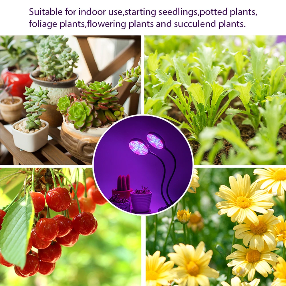 Светодиодный светильник полного спектра для выращивания растений фитолампа