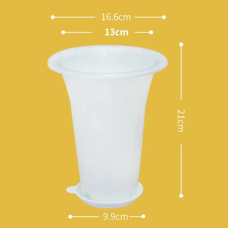 Пластиковые гидропоники посадки двухслойная сетка цветочный горшок корзина