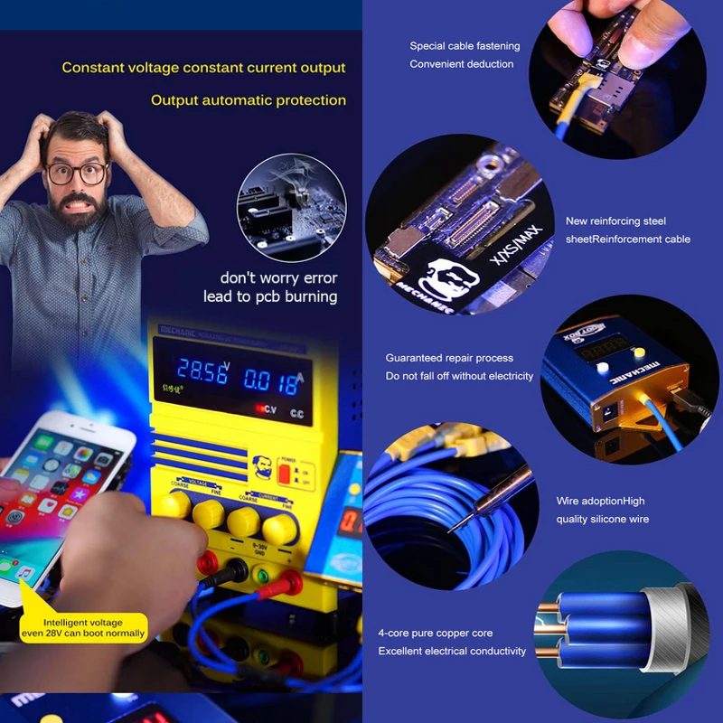 Новый iBoot источник питания корпуса кабель для iPhone и Android мобильный телефон ремонт