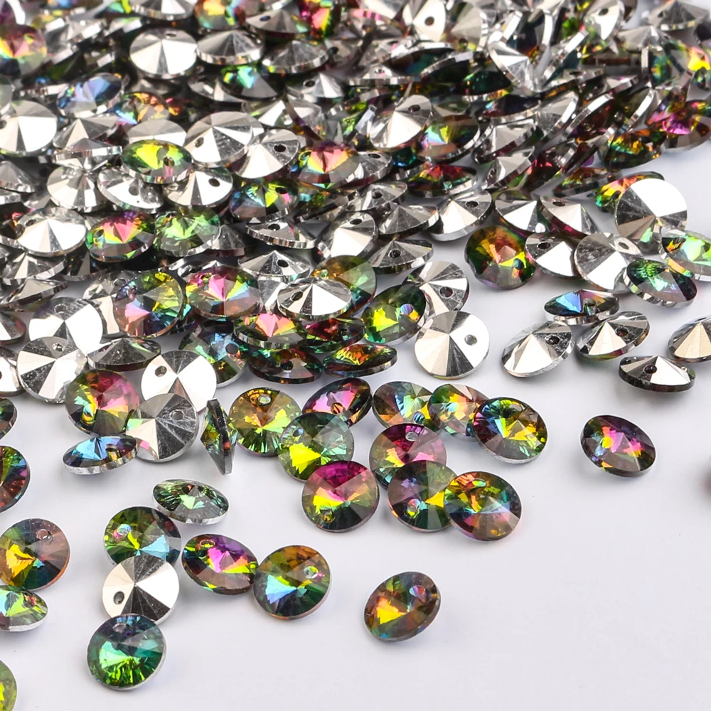 50pcs/lot 8mm Craft Lampwork Glass Loose Bead Czech Cabochons Murano Oblate Crystal Beads Jewelry DIY For Necklace Pendants | Украшения и